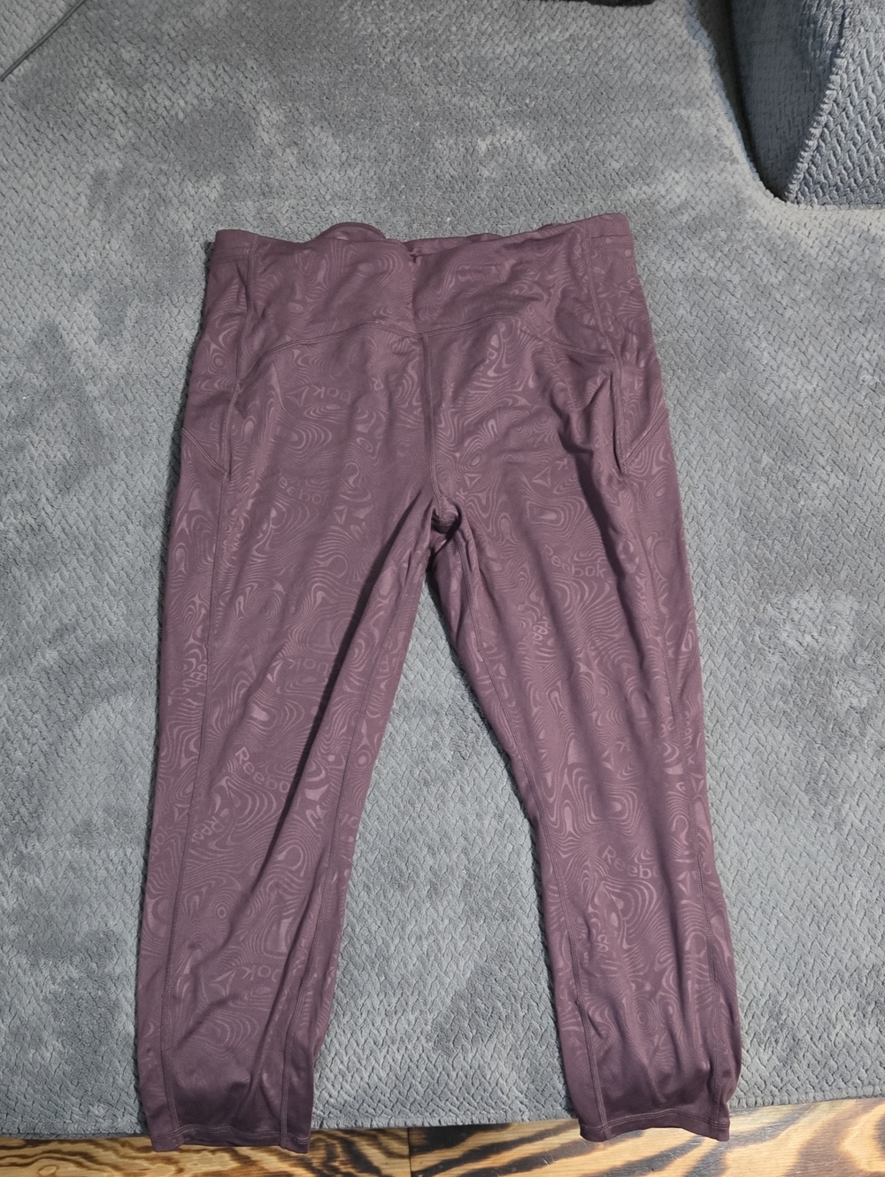 Reebok Girls' Mauve Swirl Active Leggings
